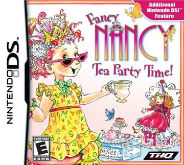 Fancy Nancy - Tea Party Time! (USA) (NDSi Enhanced) box cover front